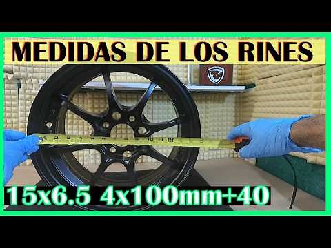 Cuales son las Medidas de los Rines mas usadas (las especificaciones)