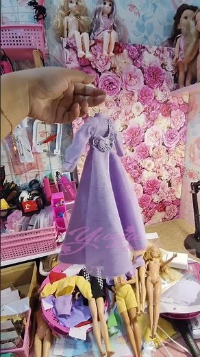 Doll Clothes | Elegant Handmade Barbie Wedding Dress