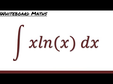 Integral of xln x