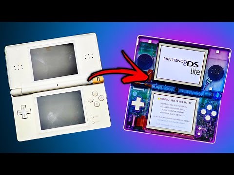 Creating a SWEET Custom DS System - Shell Swap eXtremeRate White, Blue, Purple!