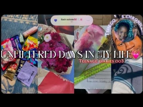 Unfiltered days in my life:haul,yapping, errands,school,Valentines,etc |South African Teen Vlogger 🌸