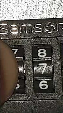 ABRIR Y CAMBIAR CLAVE MALETA SAMSONITE CON Y SIN LA CLAVE