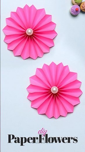 Very easy Paper Flowers | DIY Paper Crafts | Flower Making 🌸 #paperflower #papercraft #diy