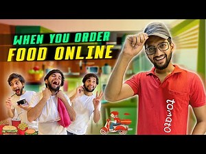 When you Order Food Online | Funcho