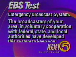 WEWS-TV Emergency Broadcast System Test (02/01/1987)