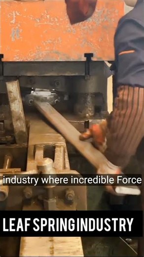 leaf springs industry working #factory #manufacturing