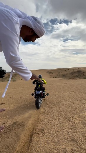 Motorcycle Racing in the Desert