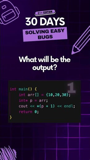 This pointer moves only once… but the output surprises people 👀 what will this print?