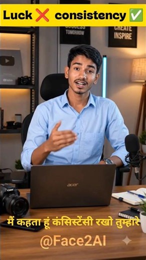 Luck vs Consistency: Success Ka Asli Secret 💯 #shorts #motivation #face2ai #viral