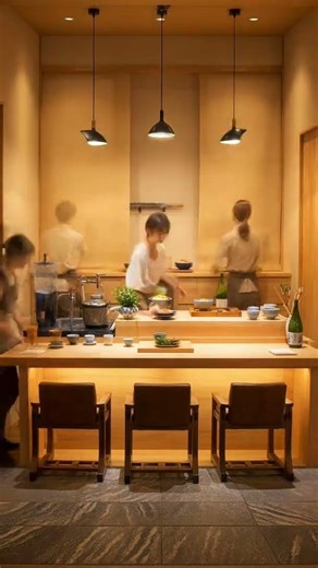 This Japanese Table Setup is Absolutely Perfect #restaurantlife #design #japanese #shorts
