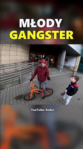 MŁODY CHCIAŁ MI ZAWINĄĆ ROWER #shorts #viral #funny