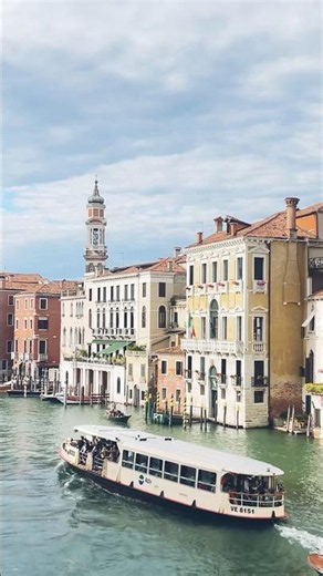 Venice Grand Canal City View from Rialto Bridge, Italy| Dream Come True