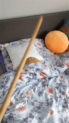 Pou wants to sleep 🤕😂 #pou #plushie #plushtoy