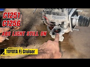 How To Fix Code C1251 C1256 || ABS Motor Carbon Brush Replacing