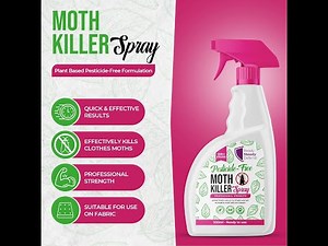 Moth Killer Spray 500ml Repellent Protects Carpets, Clothes & Wardrobes From Moth Infestations