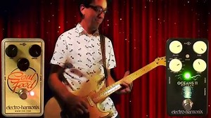 9.9K views · 116 reactions | EHX founder Mike Matthews says: "Dig it, David Curtis's guitar playing is super soulful and his videos are always entertaining!" In this tasty demo, David impresses and delivers an unparalled reverb experience as he pairs an EHX Oceans 11 reverb with a Soul Food transparent overdrive. | Electro-Harmonix | Facebook