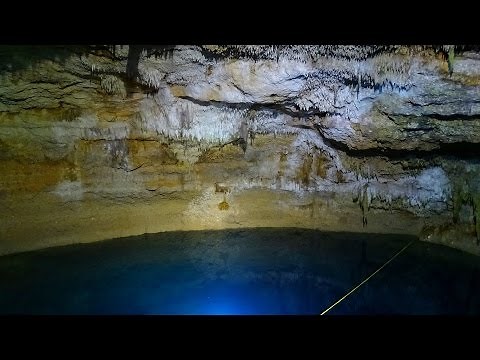 Cenote Tankach Ha Coba near Mayan Ruins of Coba Underground Cenotes Cave Grotto Mexico GoPro Hero 4K