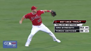 Statcast: Trout's 94.8-mph throw