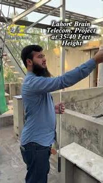 Lahore Brainn Telecom Project #solarstructure #solarfabrication