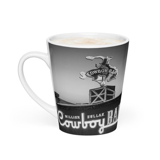 Vintage Western Coffee Mug: Million Dollar Cowboy Bar Jackson Hole Wyoming, Gift for Him