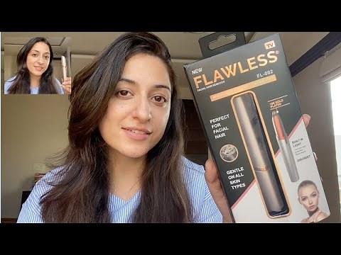 FLAWLESS FACIAL HAIR REMOVER - Review + Demo | Eyebrows at Home!! #FlawlessBrows