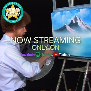 19K views · 125 reactions | Revisit this music inspired Happy Little Podcast® fan favorite! A Colorado music teacher puts Bob Ross on parade as the centerpiece of his high school's marching band show, hard rock vocalists sing praises for their favorite TV painter, and we take a closer listen to The Joy of Painting theme song and the happy little pianist who composed it. Watch NOW: https://heyor.ca/mWocGW | "The Joy of Painting" with Bob Ross | Facebook
