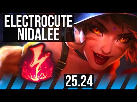 NIDALEE vs YASUO (MID) | Electrocute | EUW Master | 25.24