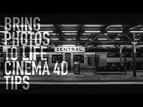 Cinema 4D tutorial - Camera projection