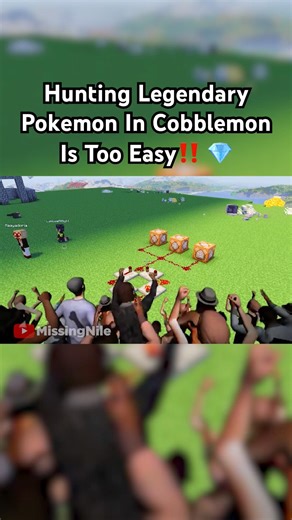 Hunting Legendary Pokemon In Cobblemon Is Too Easy‼️ 💎