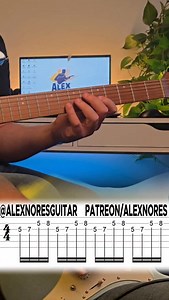 3.1K views · 321 reactions | Good thing to practice. Sounds cool too. Have a goodnight guys. #clasesonline #clasesonline #clasesdeguitarra #tab #alternatepicking #sweeppicking #shred #original #free #arpeggios #lesson #espguitars #fender #stratocaster #star #rock #hardrock #metal #neoclassical #guitarcover #guitarhero #guitarsolo #music #musician #class | Alex Nores | Facebook