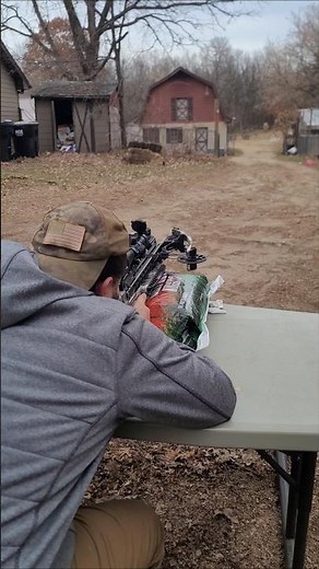 Tenpoint Turbo S1 at 100 Yards!