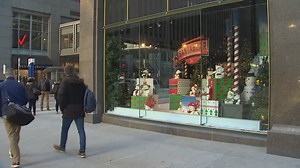 Revamped Dayton's building unveils new holiday window displays