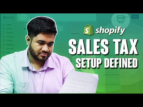 Shopify Sales Tax Setup Complete Tutorial (2023) | Easy Set Up Taxes On Shopify (Step-By-Step)
