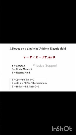 Electrostatics Equations Part 1 #physics #class12 #Electrostatics #equations
