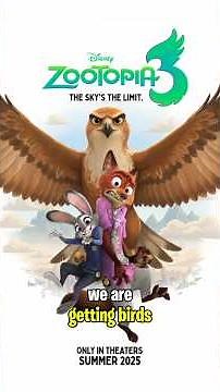 Birds Will Change ZOOTOPIA 3 Forever! #zootopia #disney