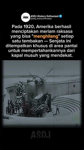 Meriam yang Bisa Menghilang Setelah Menembak