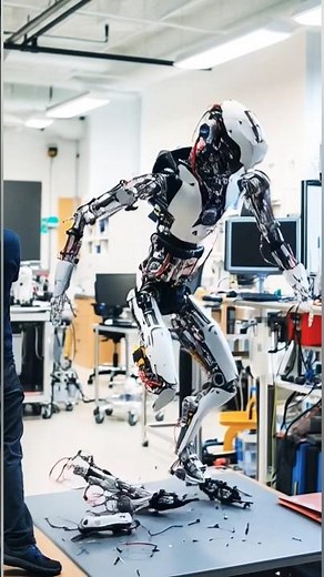 Heavy robots destroyed by bassball bat ai edited #heavyrobot #robot #robotics #ai