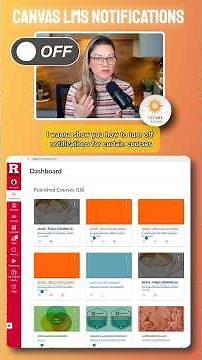 How to Turn Off Notifications in Canvas LMS