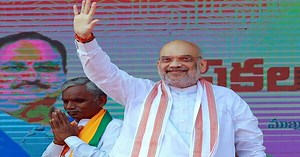 "BRS Means...": Amit Shah's "Bhrashtachar" Swipe At KCR In Telangana