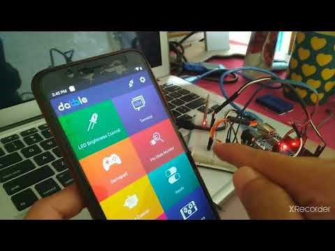 Control RGB led using voice via bluetooth HC-05 and Dabble