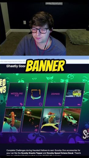 🎃Haunted Hallows is BACK! Scooby is coming to Rocket League! #rocketleague #rocketleaguevideos #rl