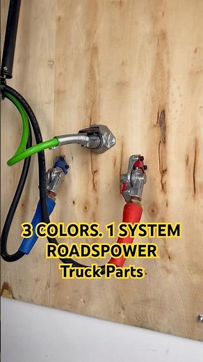 3-in-1 Air Brake Hose Assembly with Glad Hand Couplers — Installation & Display Setup | ROADSPOWER