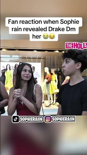 The moment when Sophie rain reveals to her fan that drake message her. #bophouse #sophierain #sophia