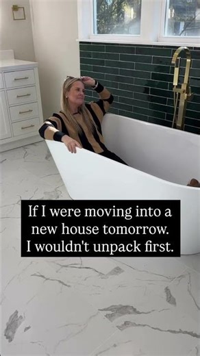 Moving in is exciting