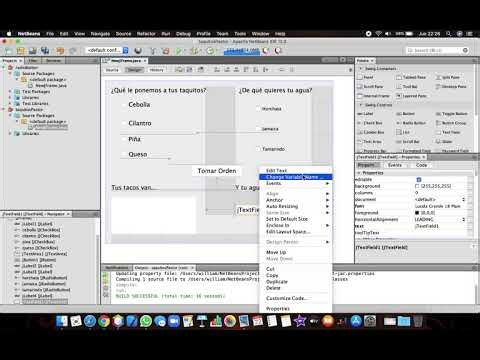 Example of a jRadioButton in NetBeans