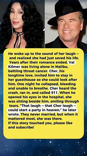 #ValKilmer #Cher #HollywoodStories #TrueLove #CelebrityFriendship #TopGun #Val #HeartwarmingStories