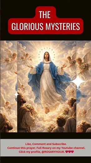 The Luminous Mysteries - Virtual Rosary ‪@Rosaryhour‬ EP45 The Assumption of Mary