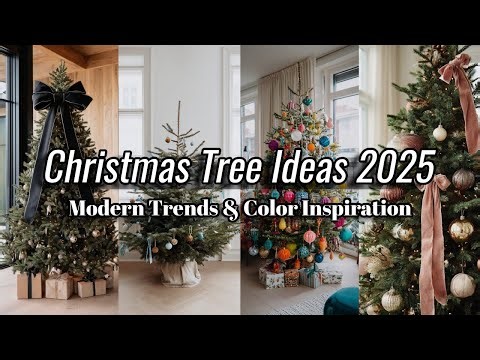 Christmas Tree Ideas 2025 ✨ Modern Trends & Color Inspiration