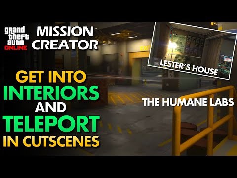 How to Access INTERIORS & WARP During Cutscenes Tutorial | GTA Online Mission Creator