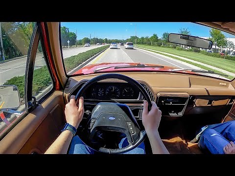 1989 Ford Bronco Eddie Bauer 4x4 - POV Test Drive (Binaural Audio)